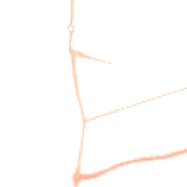 Night-time road noise heatmap for SR4 0AD