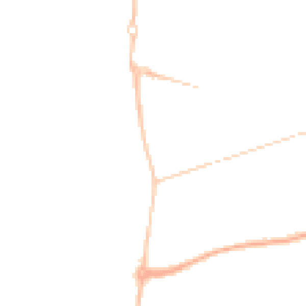 Night-time road noise heatmap for SR4 0DB