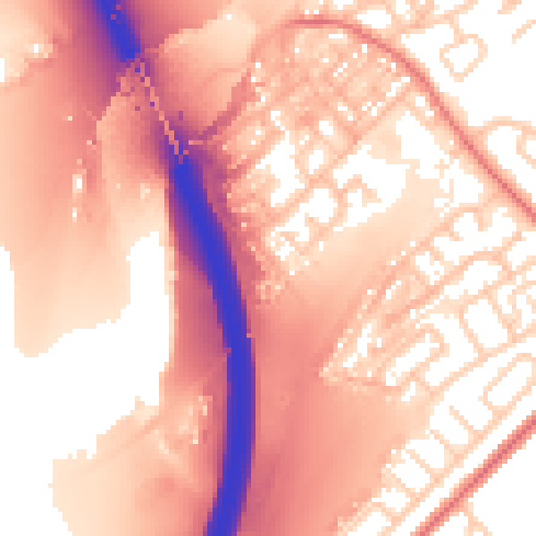 Daytime road noise heatmap for SR4 0LZ