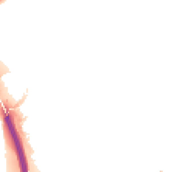 Night-time road noise heatmap for SR4 0PD