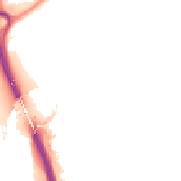 Night-time road noise heatmap for SR4 0PU