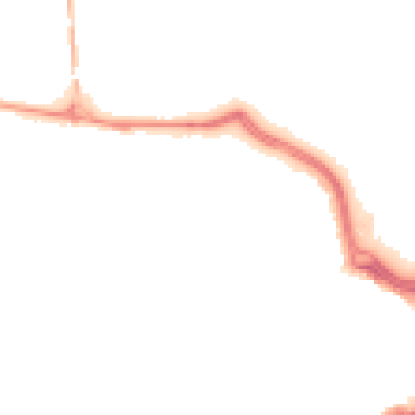 Night-time road noise heatmap for SR4 6BL