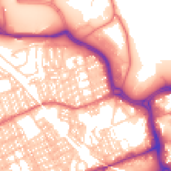 Daytime road noise heatmap for SR4 6DT