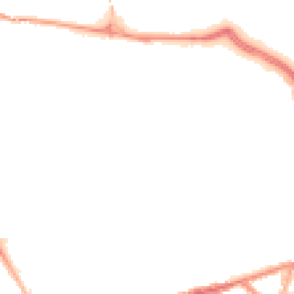 Night-time road noise heatmap for SR4 6EU