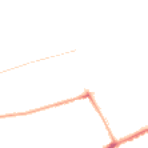 Night-time road noise heatmap for SR4 6LY