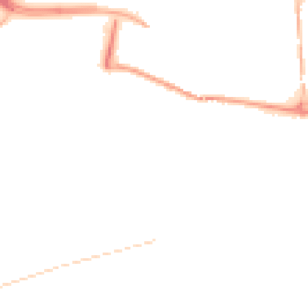 Night-time road noise heatmap for SR4 6SE