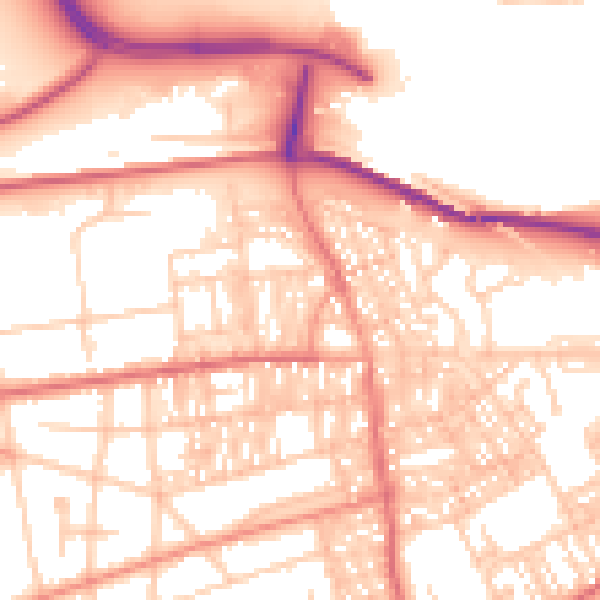 Daytime road noise heatmap for SR4 6TB