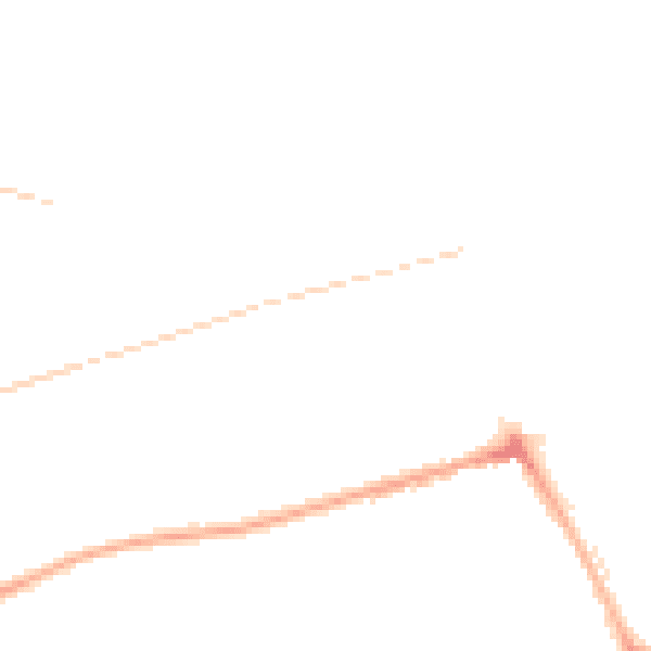 Night-time road noise heatmap for SR4 6XA