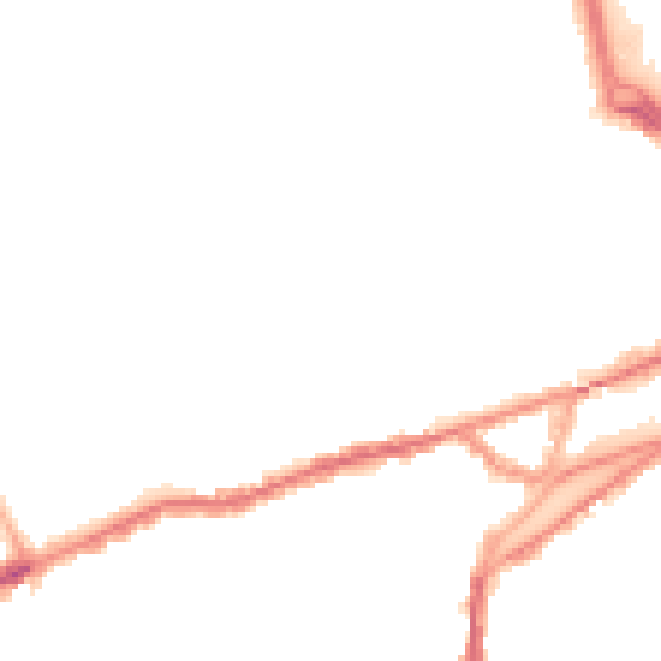Night-time road noise heatmap for SR4 7DF