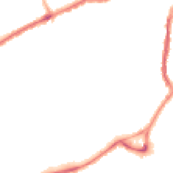 Night-time road noise heatmap for SR4 7PY