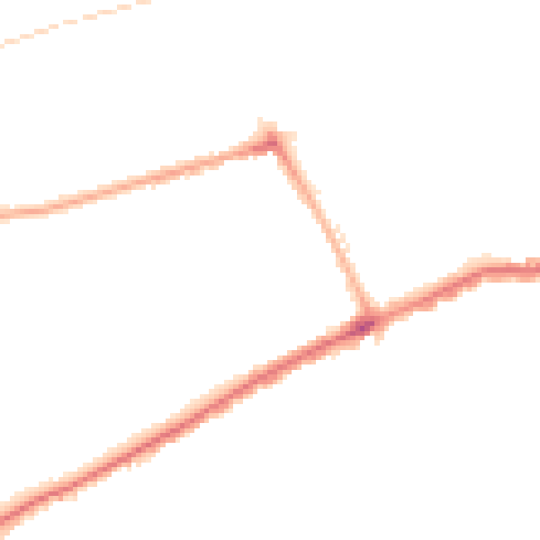 Night-time road noise heatmap for SR4 7TB