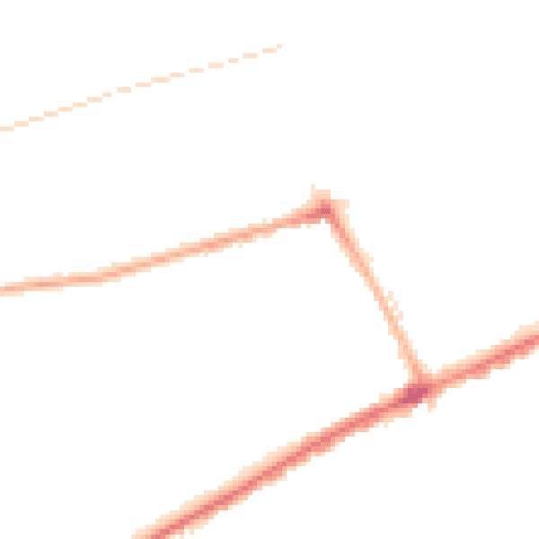 Night-time road noise heatmap for SR4 7TH
