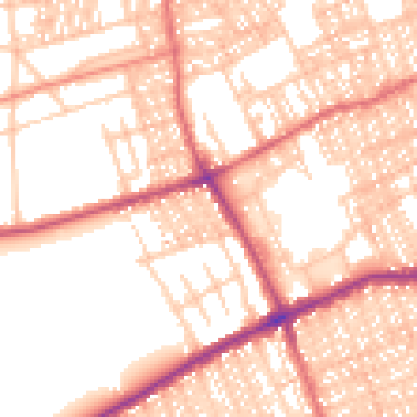 Daytime road noise heatmap for SR4 7TL