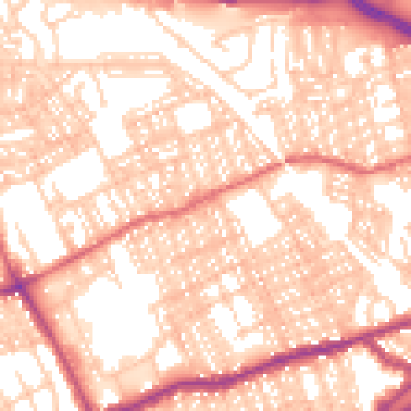 Daytime road noise heatmap for SR4 7YF