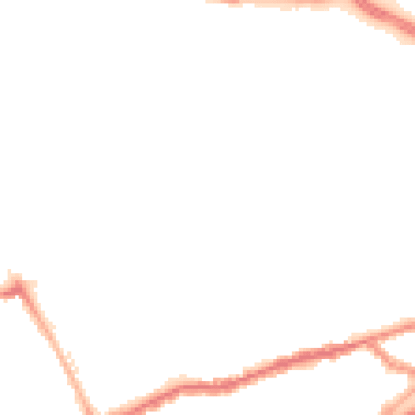 Night-time road noise heatmap for SR4 7YF
