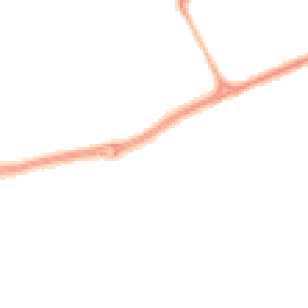 Night-time road noise heatmap for SR4 8JW