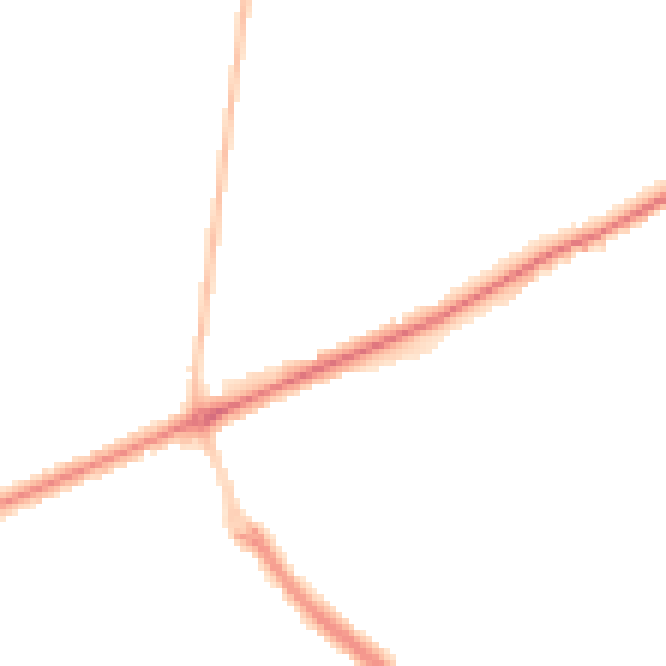 Night-time road noise heatmap for SR4 8LZ