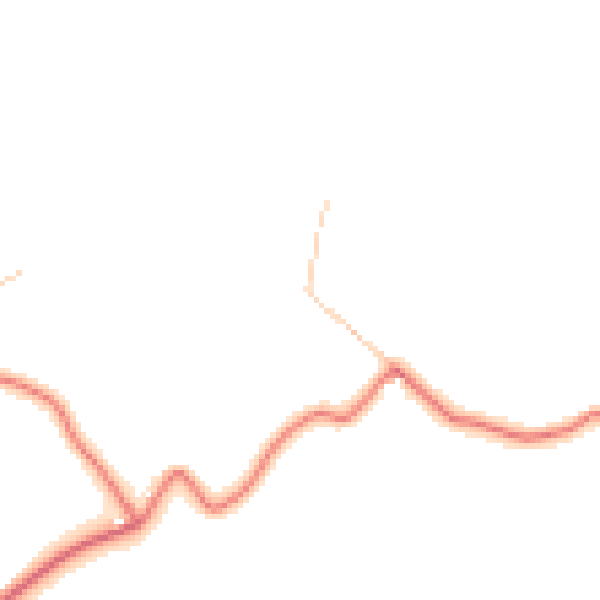 Daytime road noise heatmap for SR4 9JP