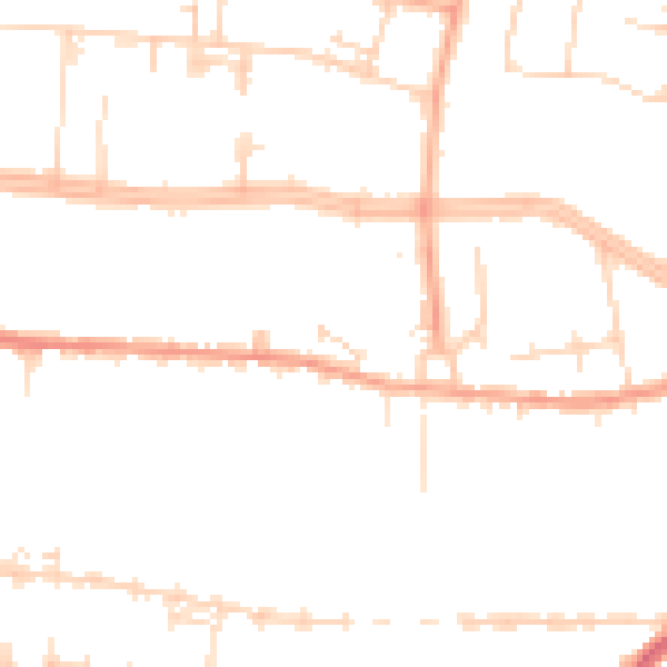 Daytime road noise heatmap for SS0 0EL