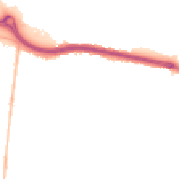 Night-time road noise heatmap for SS0 0NY