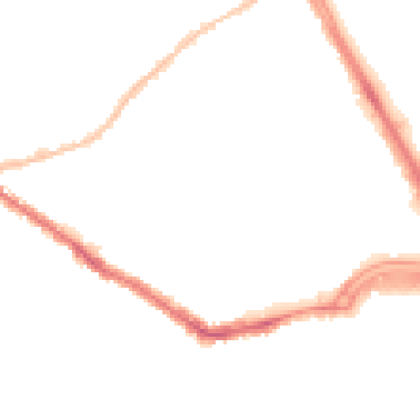 Night-time road noise heatmap for SS0 7AJ