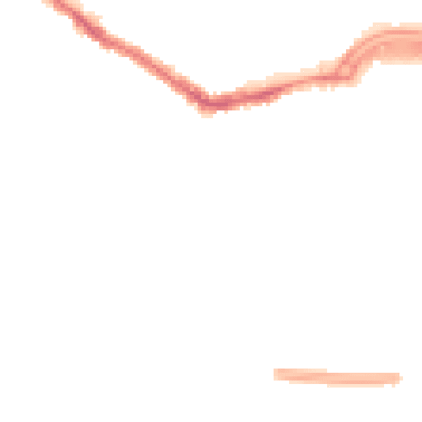 Night-time road noise heatmap for SS0 7JF