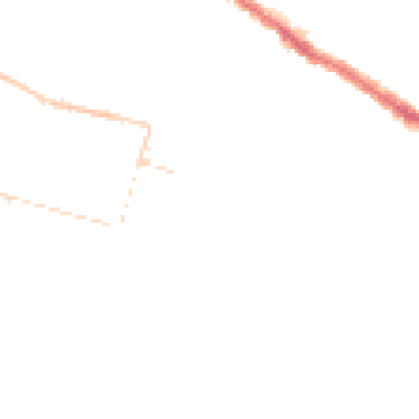 Night-time road noise heatmap for SS0 7LX