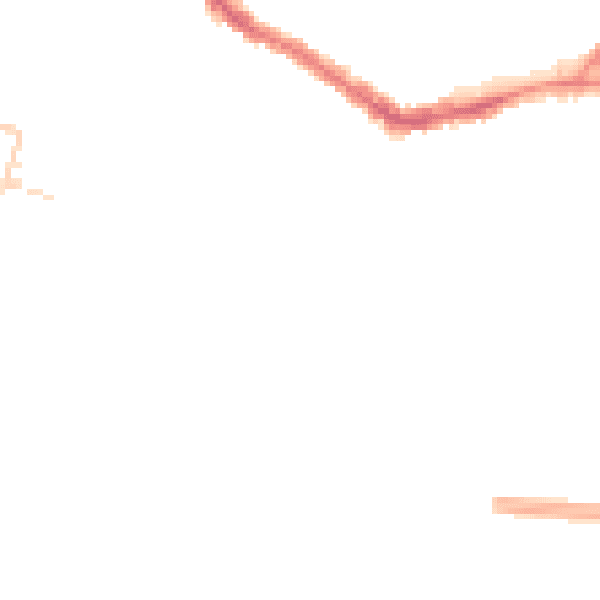 Night-time road noise heatmap for SS0 7NP