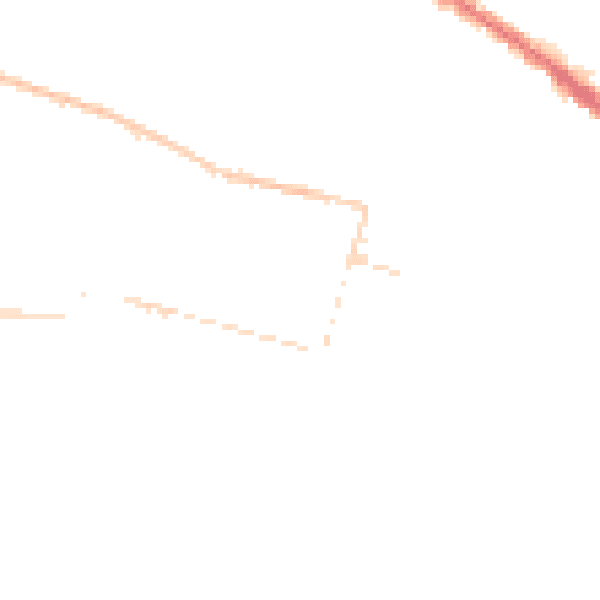 Night-time road noise heatmap for SS0 8BS