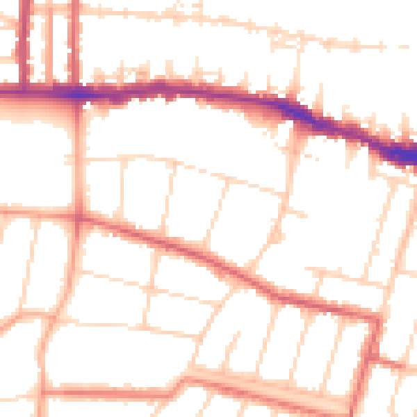 Daytime road noise heatmap for SS0 8LP