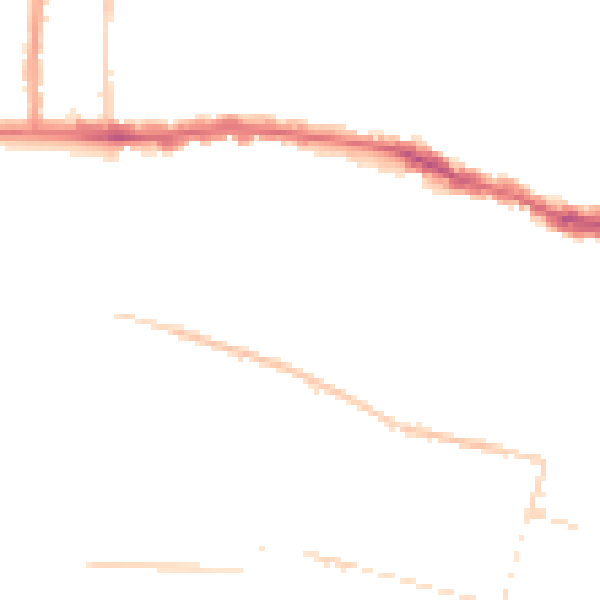 Night-time road noise heatmap for SS0 8LP
