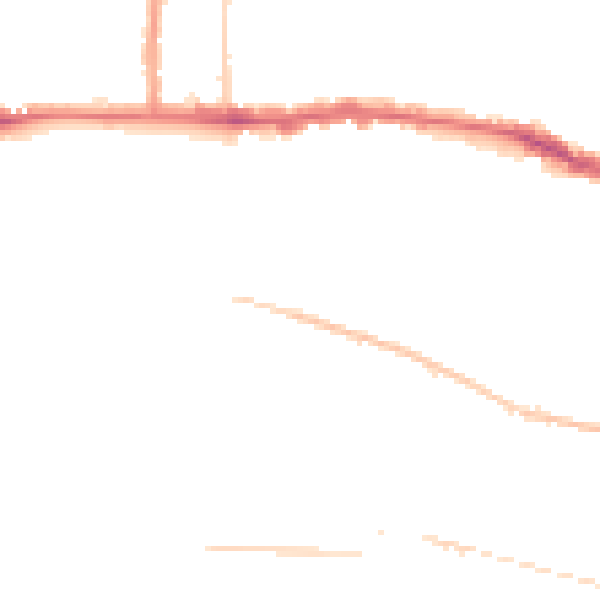 Night-time road noise heatmap for SS0 8LT