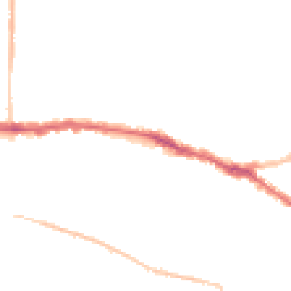 Night-time road noise heatmap for SS0 9HS