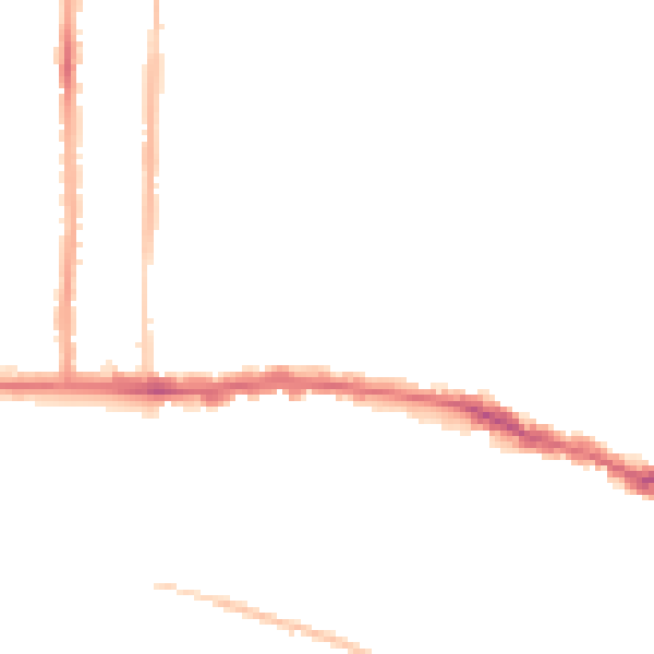 Night-time road noise heatmap for SS0 9QS