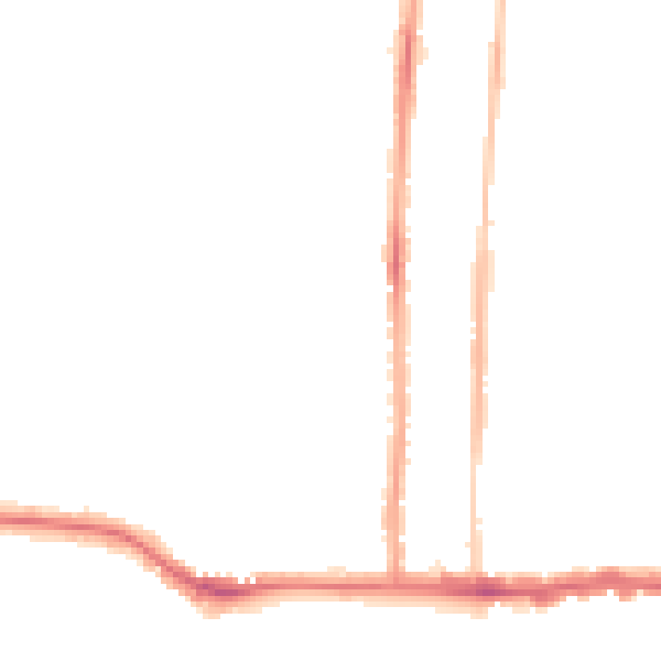 Night-time road noise heatmap for SS0 9XY