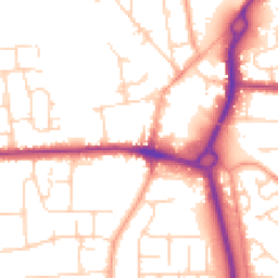 Daytime road noise heatmap for SS12 0AL