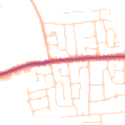Daytime road noise heatmap for SS12 0AU