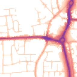 Daytime road noise heatmap for SS12 0AW