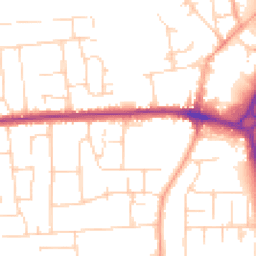 Daytime road noise heatmap for SS12 0BD