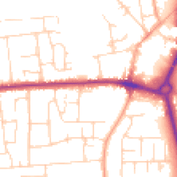 Daytime road noise heatmap for SS12 0BE