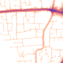 Daytime road noise heatmap for SS12 0DB