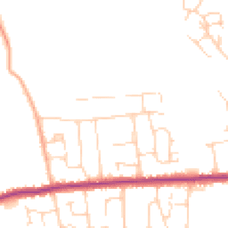Daytime road noise heatmap for SS12 0DN