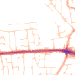 Daytime road noise heatmap for SS12 0EA