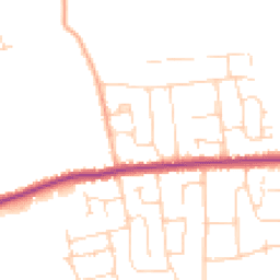 Daytime road noise heatmap for SS12 0EP