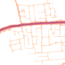 Daytime road noise heatmap for SS12 0HA