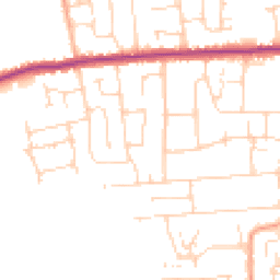 Daytime road noise heatmap for SS12 0JA