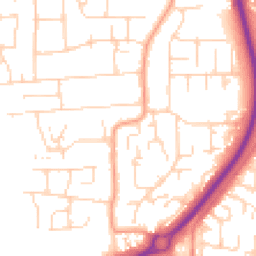 Daytime road noise heatmap for SS12 0NL
