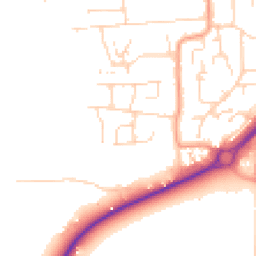 Daytime road noise heatmap for SS12 0PA