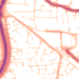 Daytime road noise heatmap for SS12 9AB