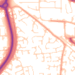 Daytime road noise heatmap for SS12 9BQ